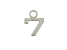 Sterling Silver Numeral Charms